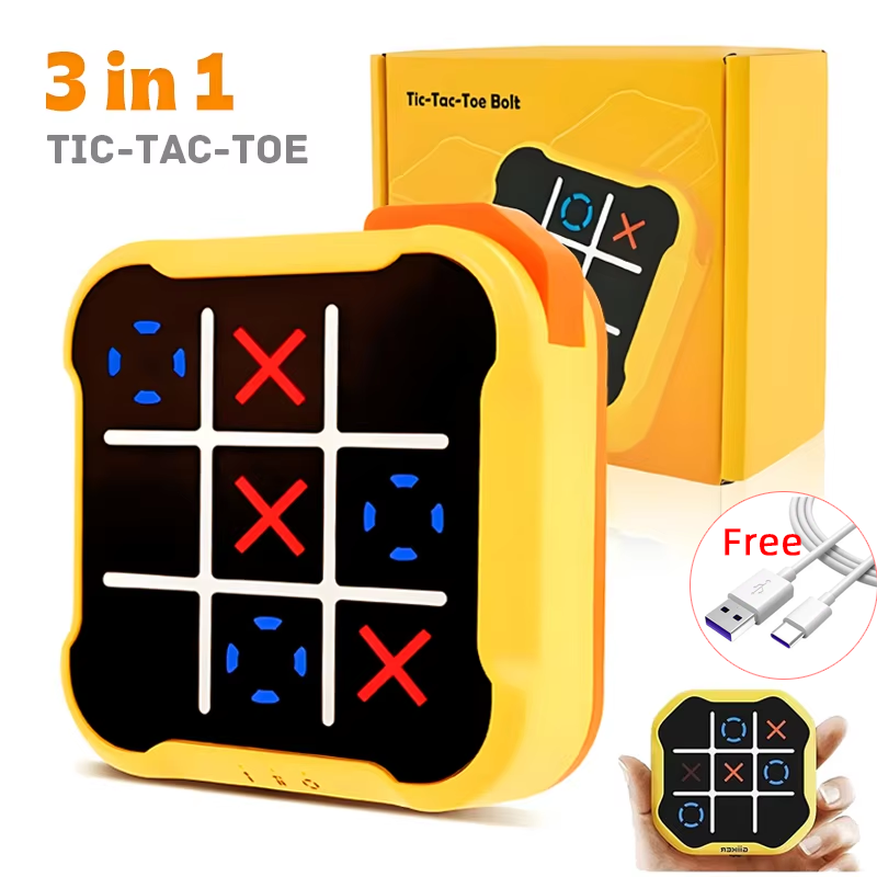Board Game English For Kids - Elektronisch TIC-TAC-TOE spel Bolt Chess Videogame