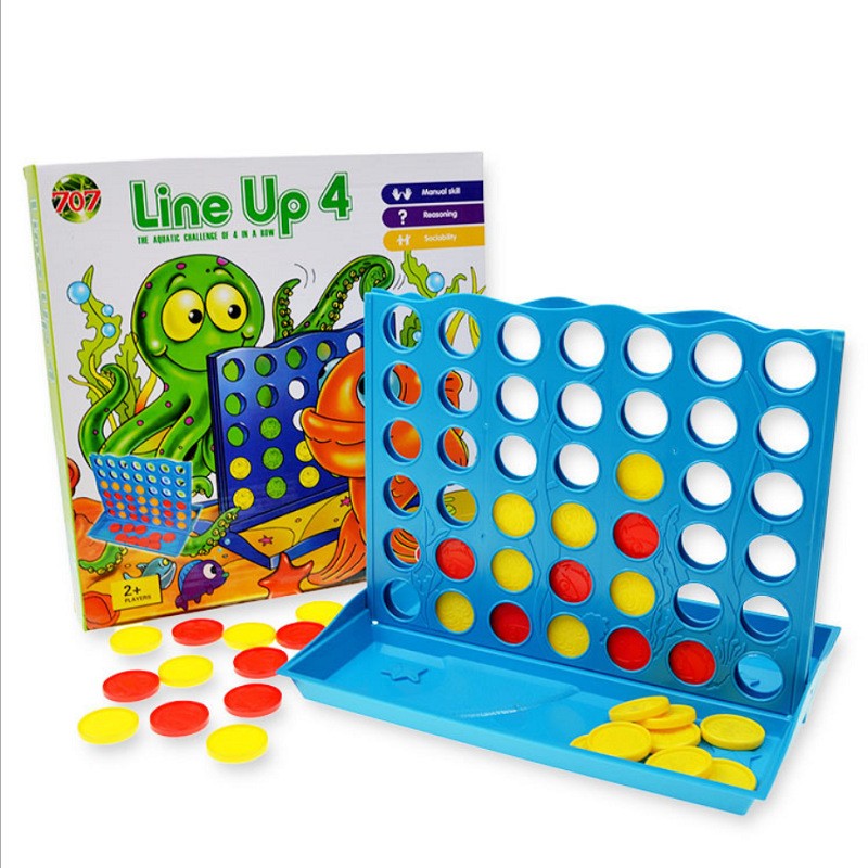 Board Game Quarto - 3D Vier-op-een-rij bordspel voor kinderen Ouder-kind