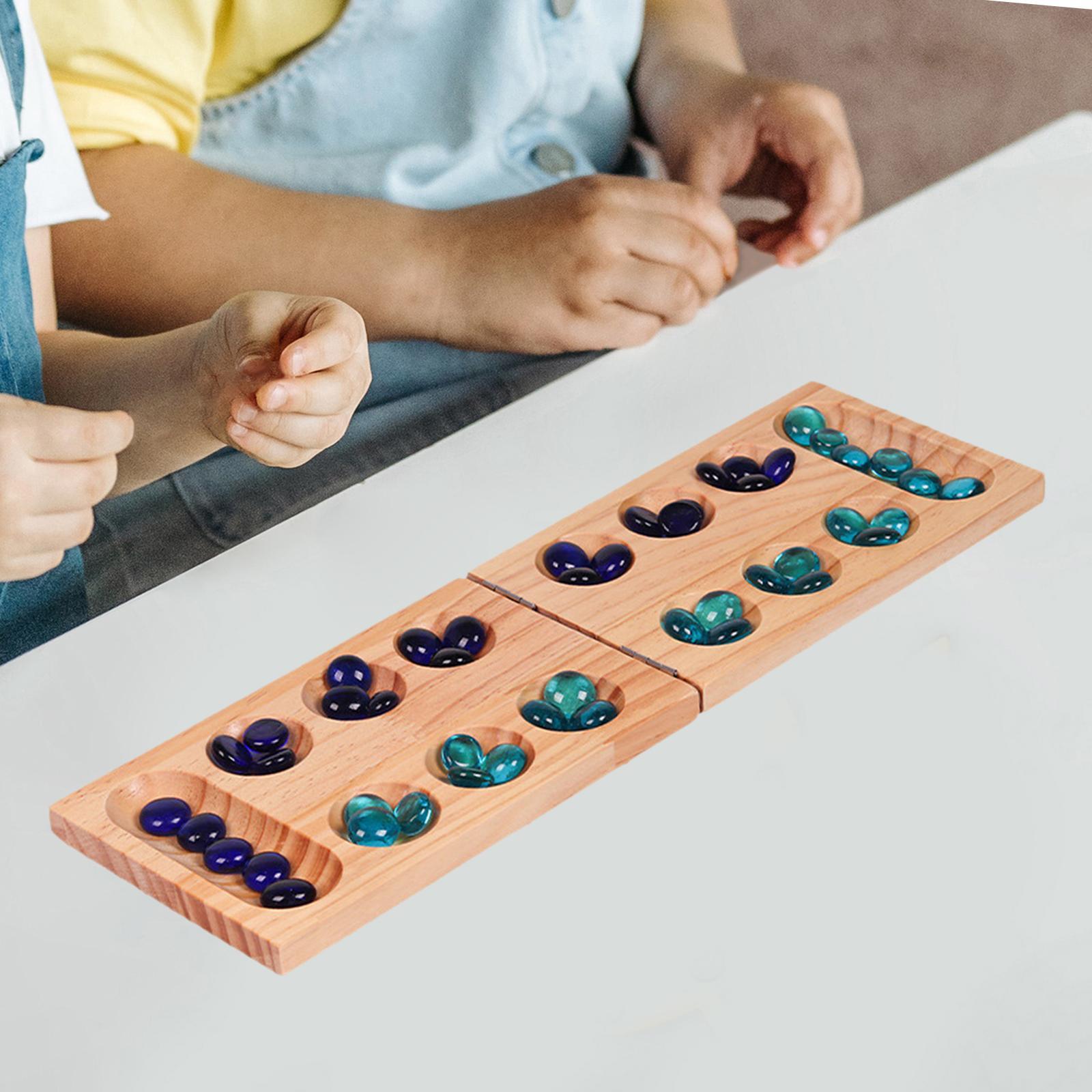 Board Game Jenga - Hout 48 Kralen Mancala Bordspel, Gezelschapsspel,