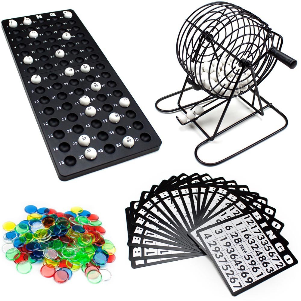 Board Game Night - Bingo-benodigdhedenset Metalen kooi voor grote groepen