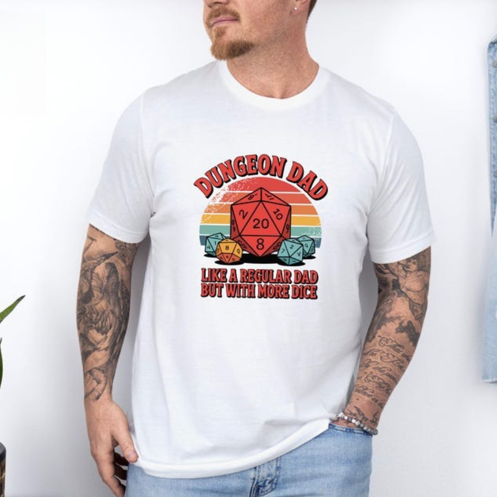 Board Game Night - Dungeon Dad Shirt Grappige Dungeons and