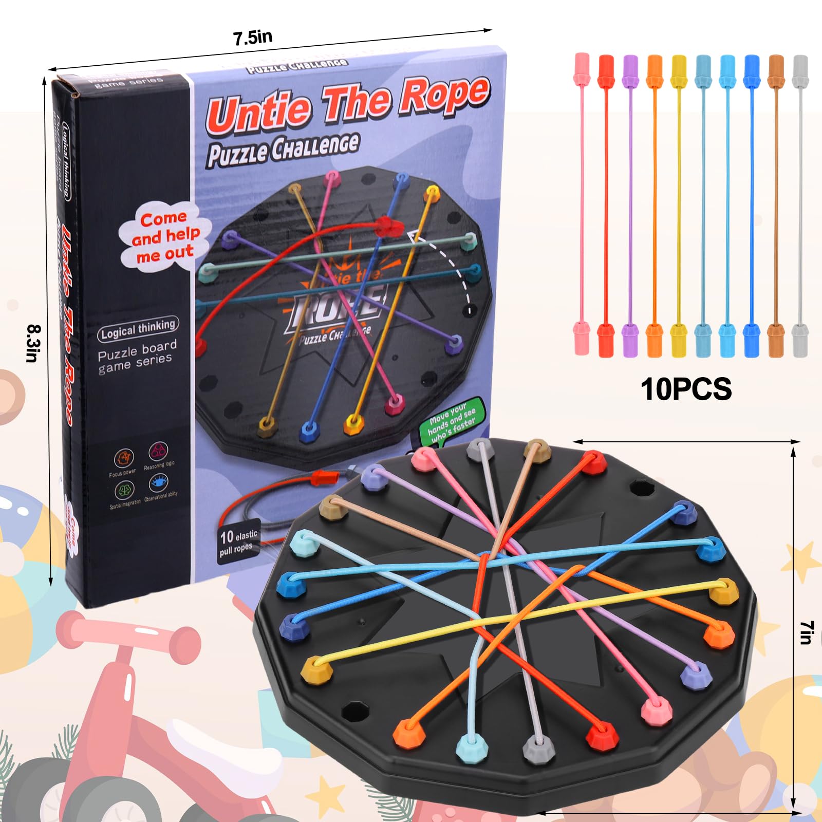 Kinderen lossen het touw los b - Board Game Quarto recensie en prijs