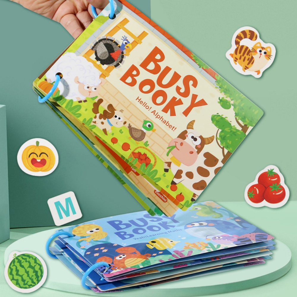 Druk boek Sticker Rustig boek  - Board Game English For Kids recensie en prijs