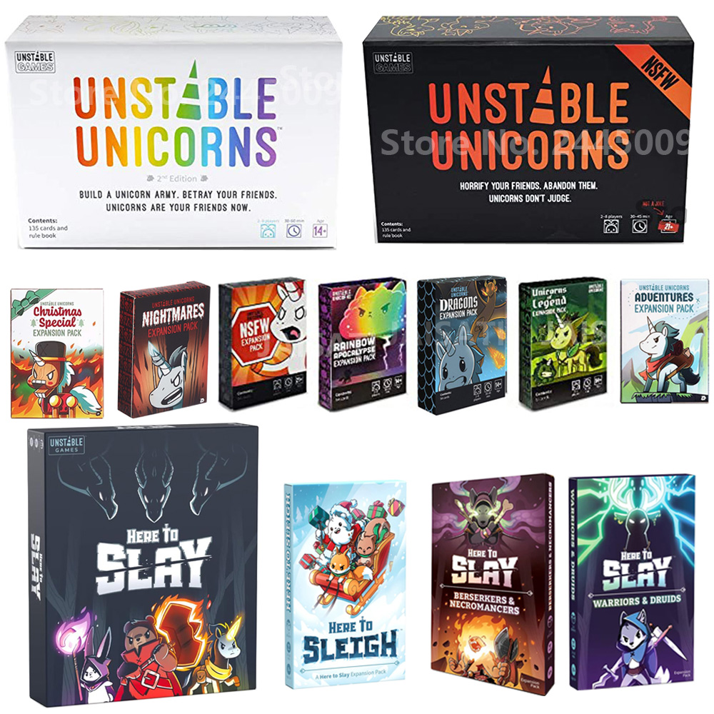 Eenhoorns Kaartspel Kerst Spec - Board Game Zombies recensie en prijs