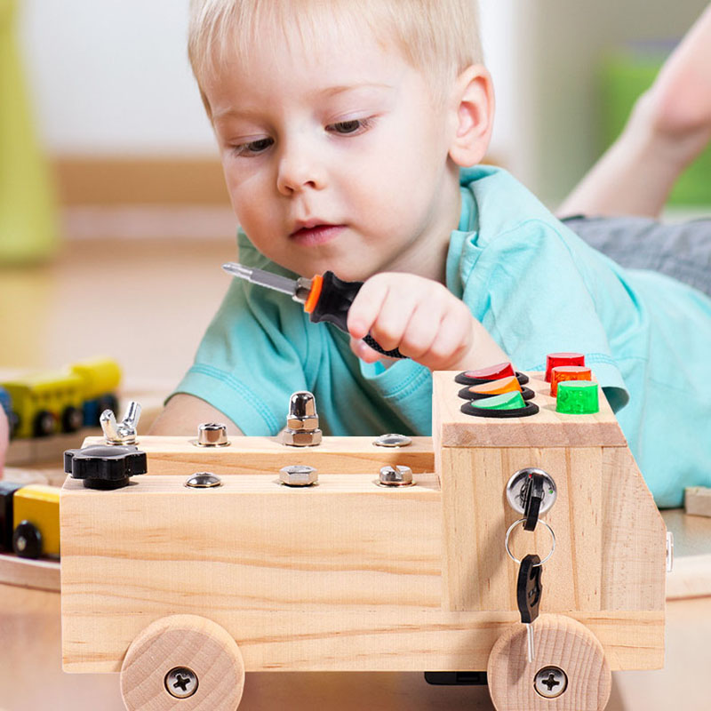 Houten Montessori Drukbord Zin - Board Game China recensie en prijs