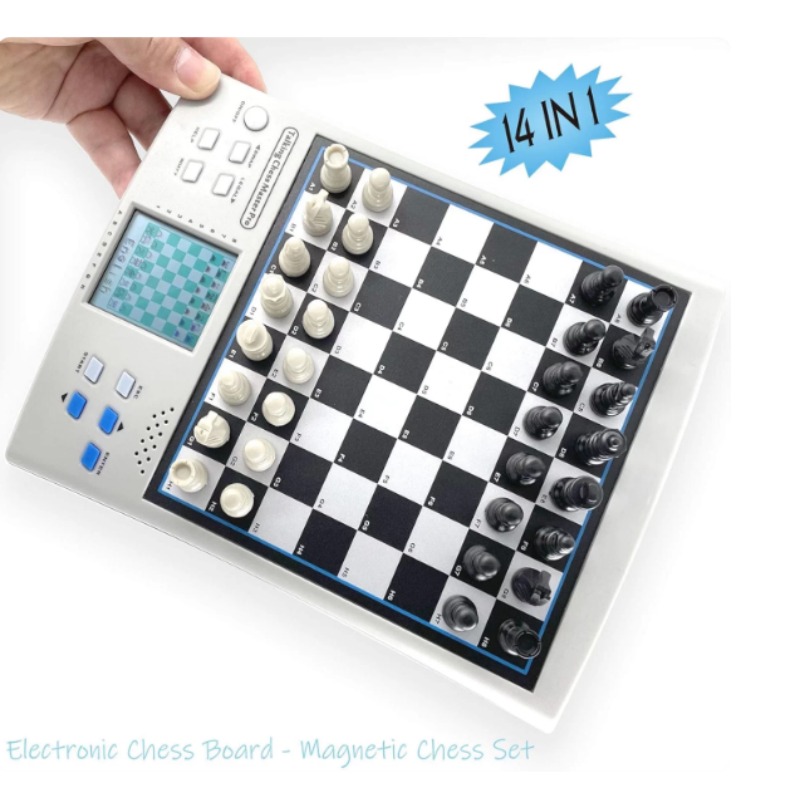 14-in-1 Slimme Schaakset Dubbe - Board Game English For Kids recensie en prijs