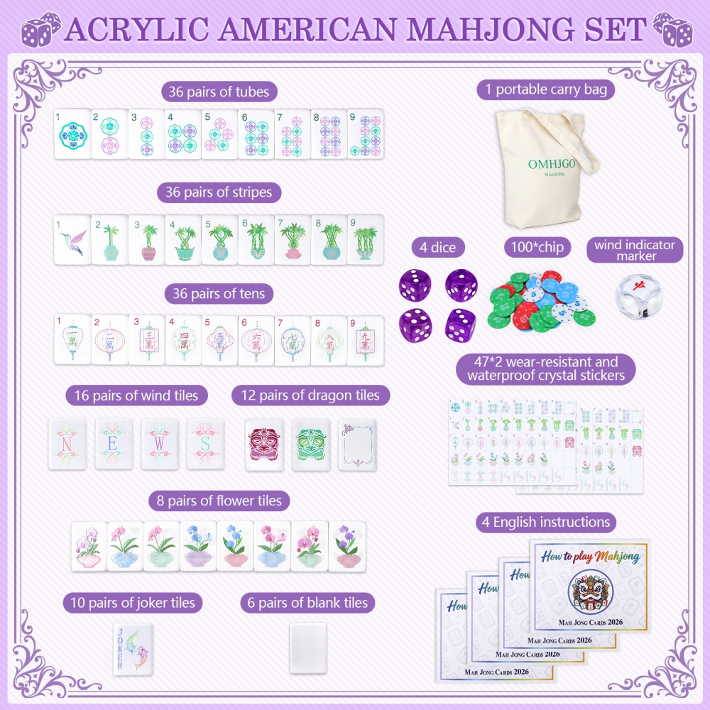 Amerikaanse Mahjongset van acr - Board Game Ideas recensie en prijs