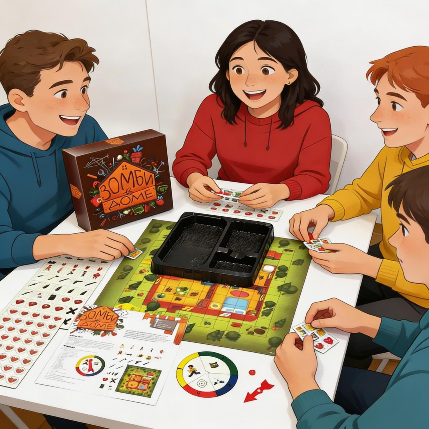 Russische versie Bordspel met  - Board Game Zombies recensie en prijs