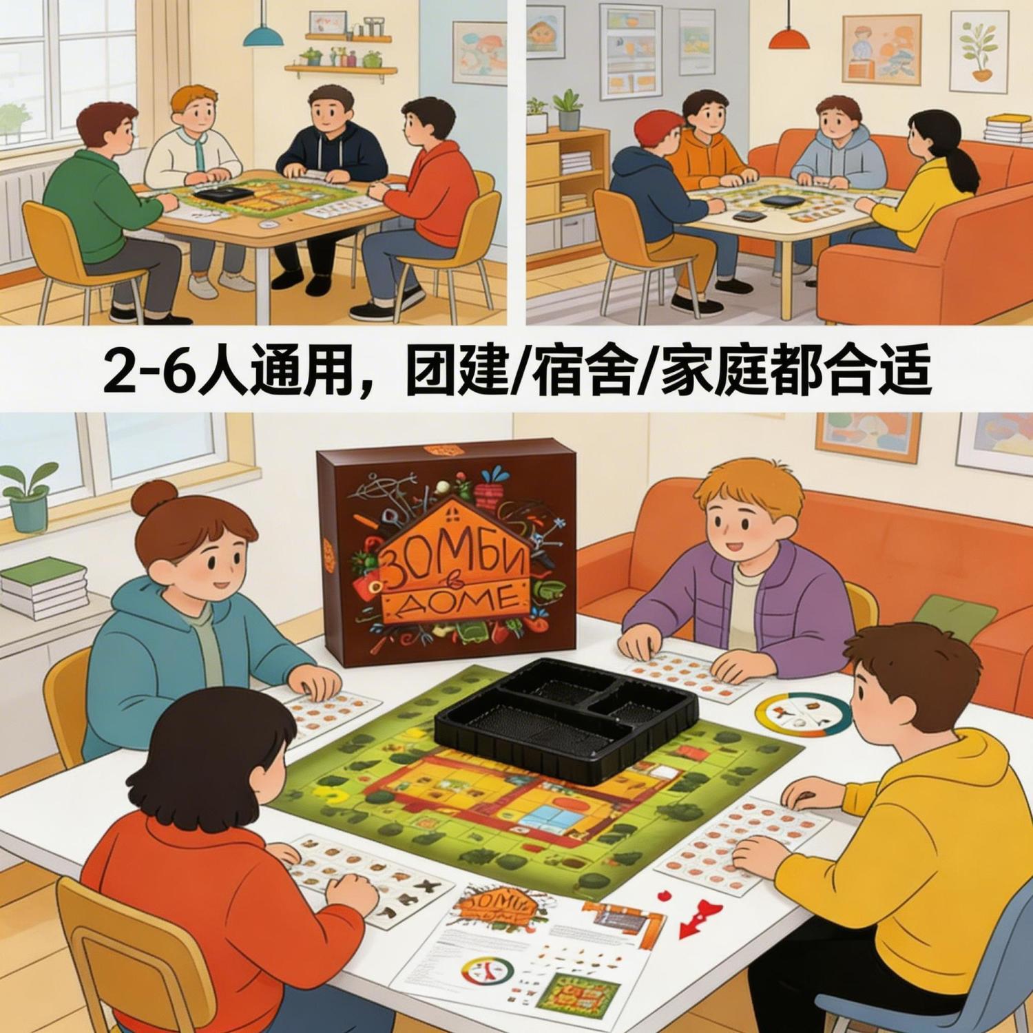 Russische versie Bordspel met  - Board Game Zombies recensie en prijs