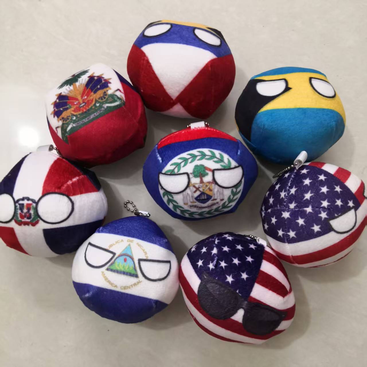 Countryballs pluche sleutelhan - Board Game Jamaica recensie en prijs